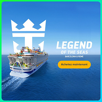 Legend of the Seas naviguant vers des destinations exceptionnelles