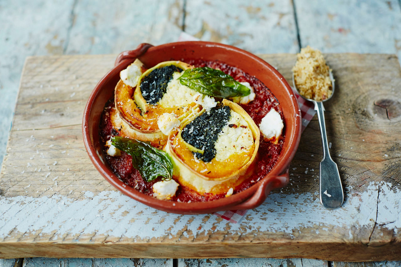 QN, Quantum, AN, Anthem, Jamie''s Italian, dynamic dining, cuisine, culinary image, Spinach Ricotta Rotolo, cheese, pasta, restaurant, dish
