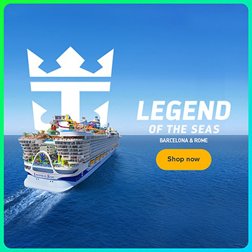 Legend of the Seas sailing from Barcelona and Rome