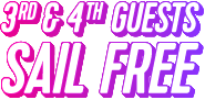 Third and Fourth Guests Sail Free lock up