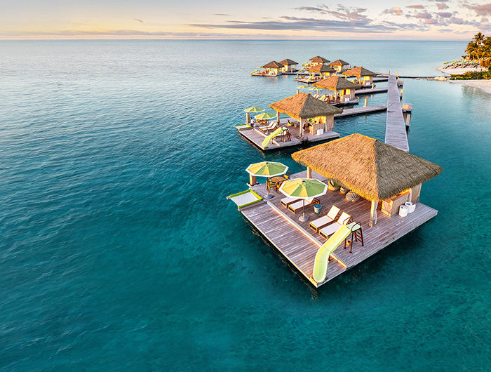 Floating Cabanas at Perfect Day Coco Cay