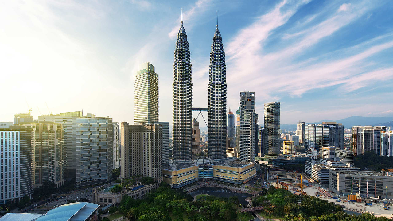Petronas Tower in Kuala Lumpur, Malaysia