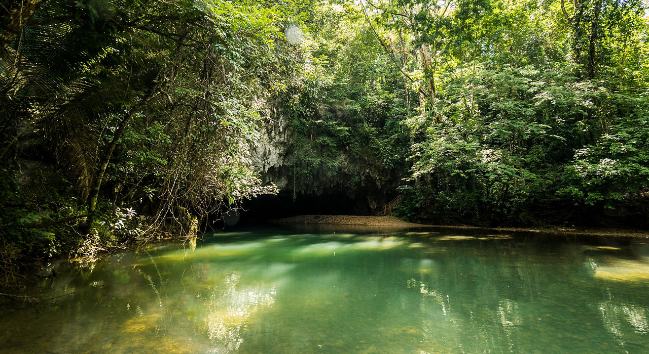 Crystal Cave in Belize, Mexico
