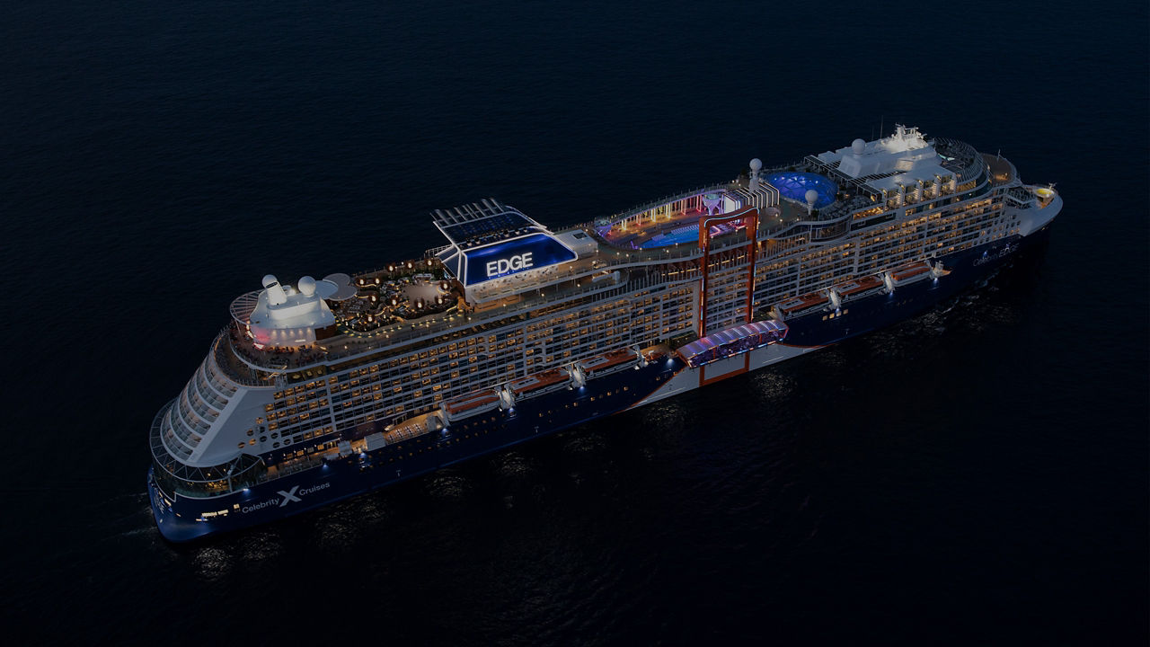 Celebrity Cruises guests enjoying the Edge Resort Deck