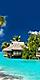 fiji overwater bungalows tropical paradise 2560x1440