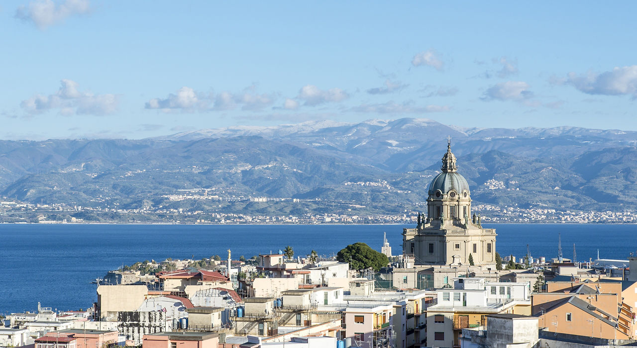 Temple Christ the King in Sicily (Messina) Italy