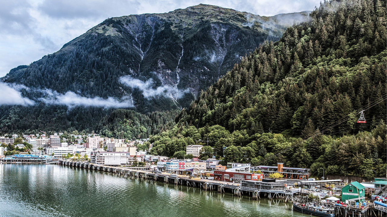 Vista panorámica de Juneau, Alaska