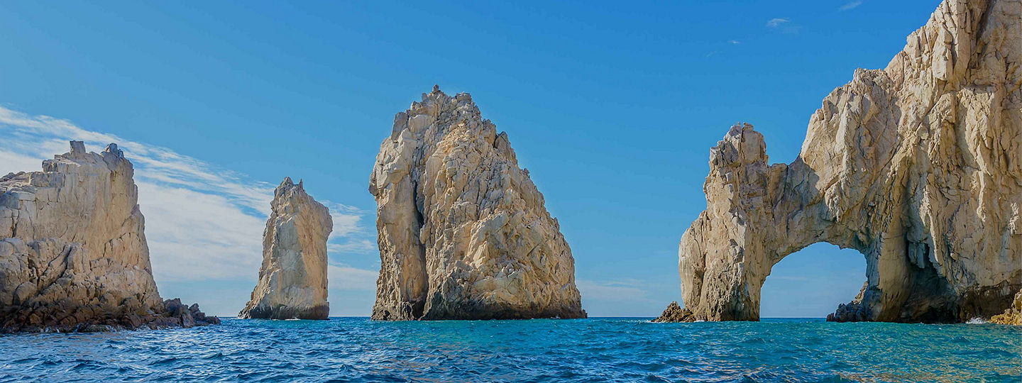 At the tip of the Baja Peninsula stands a craggy rock formation, in the shape of an arch, that towers over the ocean.