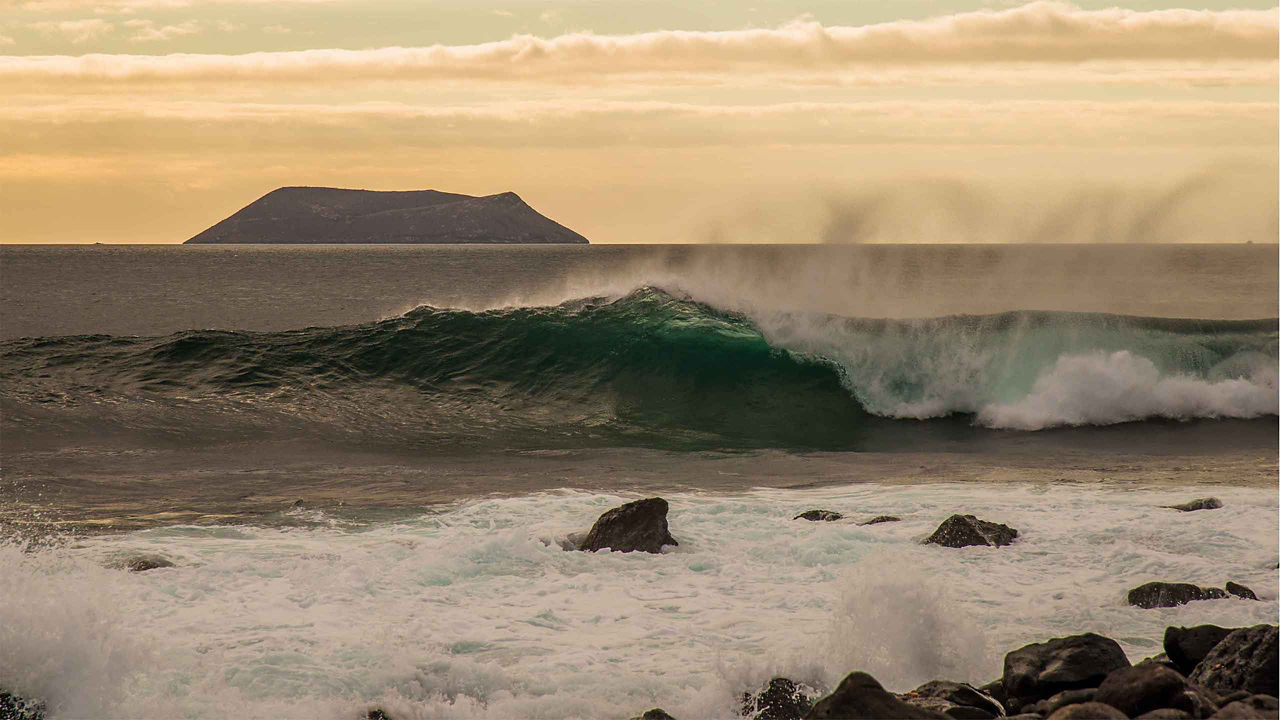 Beach view at Galapagos Island