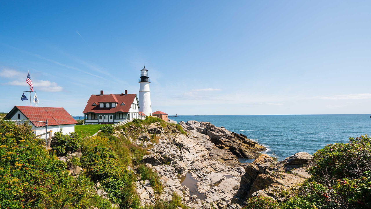 Lighthouse in Portland, Maine