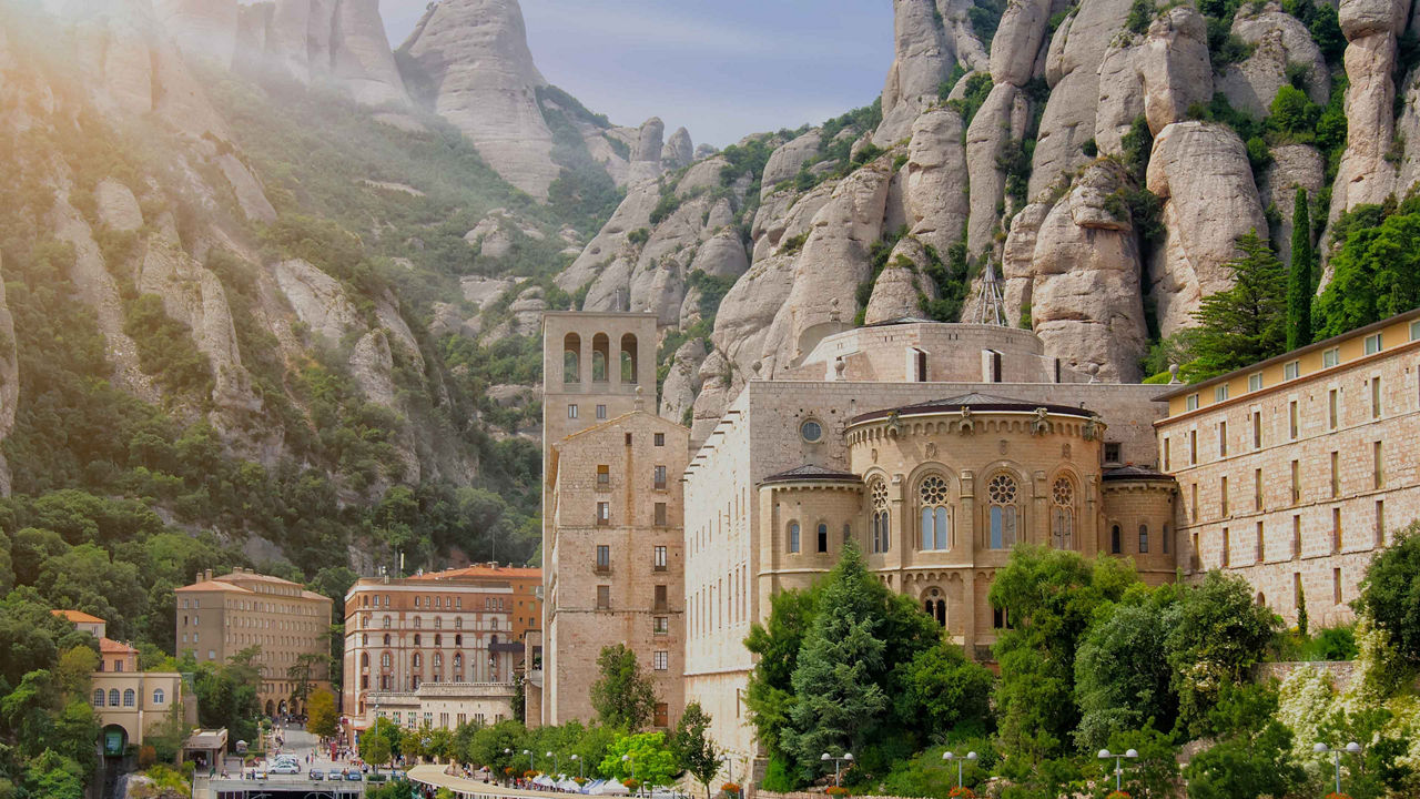 Monseratt Monastery near Barcelona, Spain