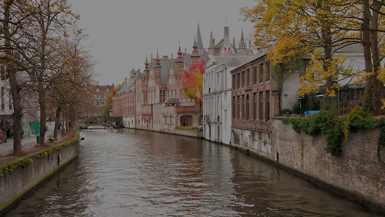 colorful buildings surrounding the canal