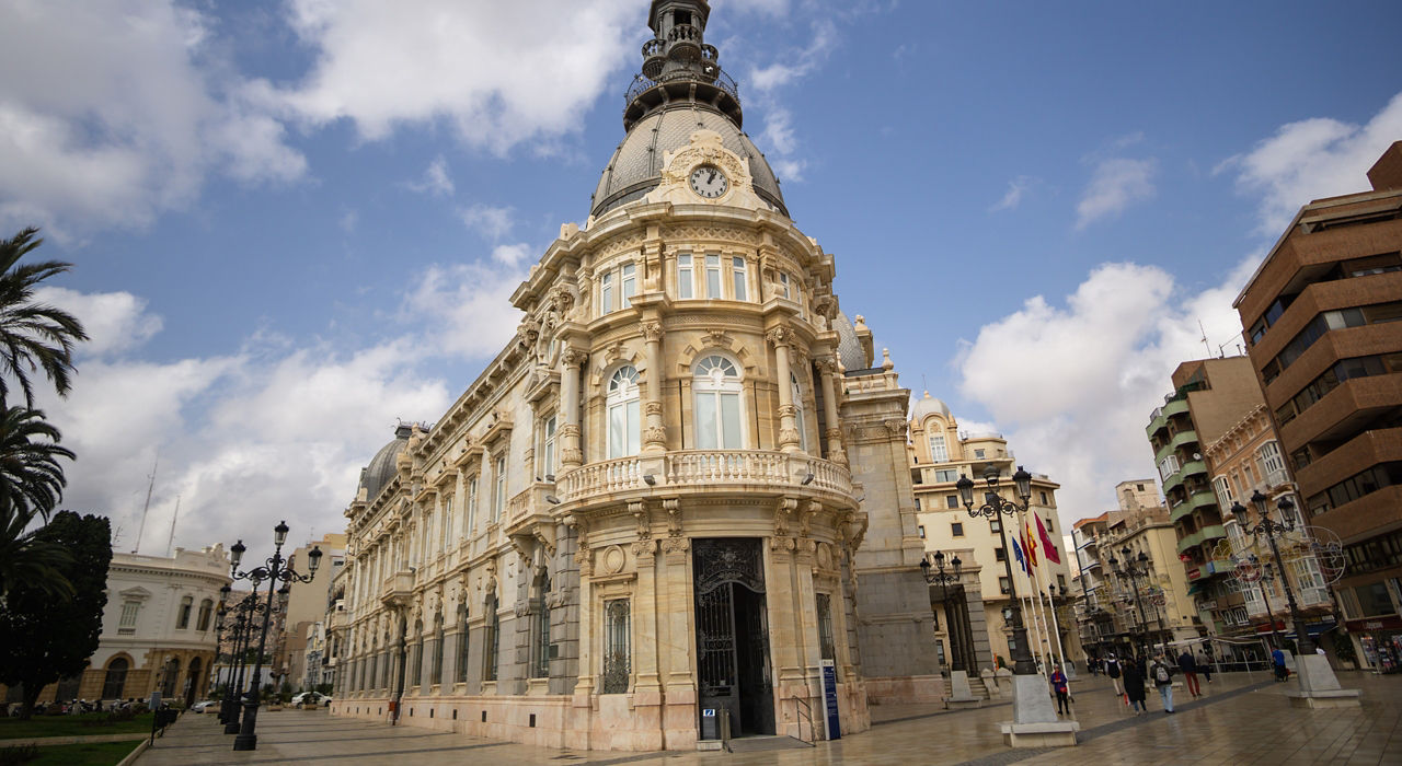 City Hall in Cartagena, Spain