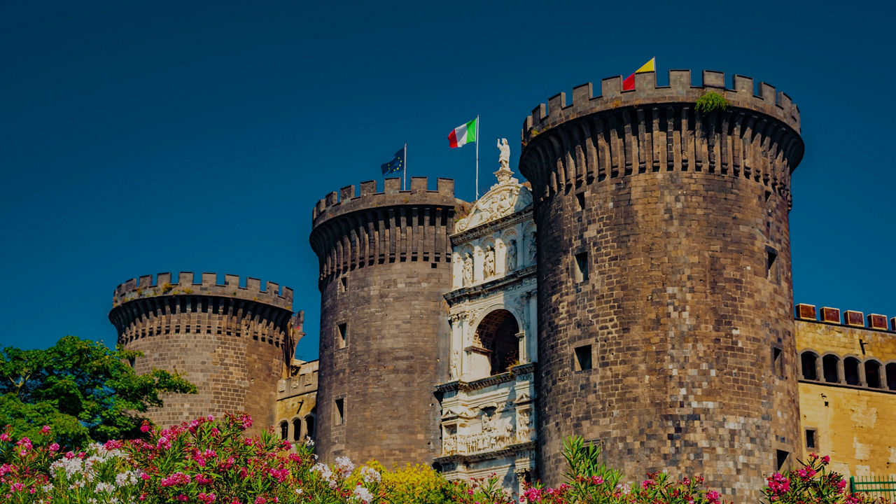 Maschio Angioino Castle in Naples, Italy