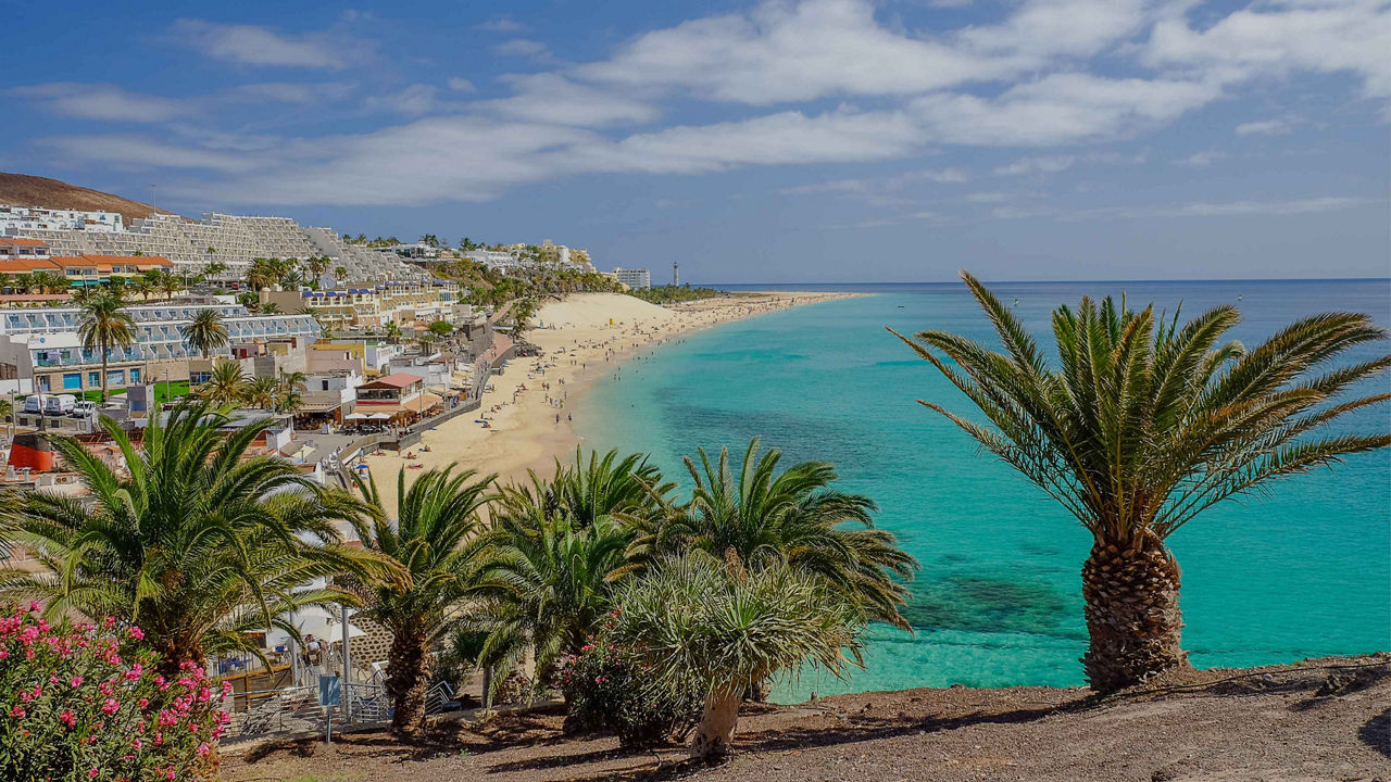 beautiful beach at Fuerteventura, Canary Islands