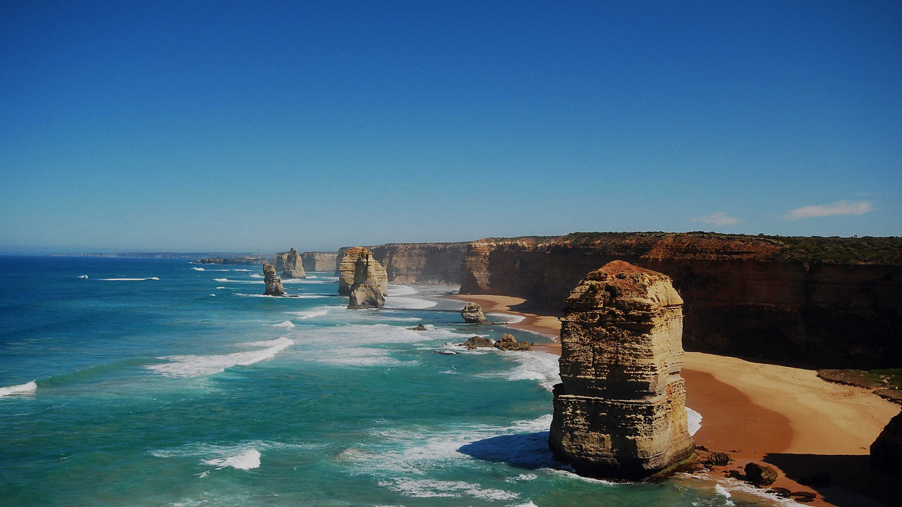 Sunny day at Melbourne Beach