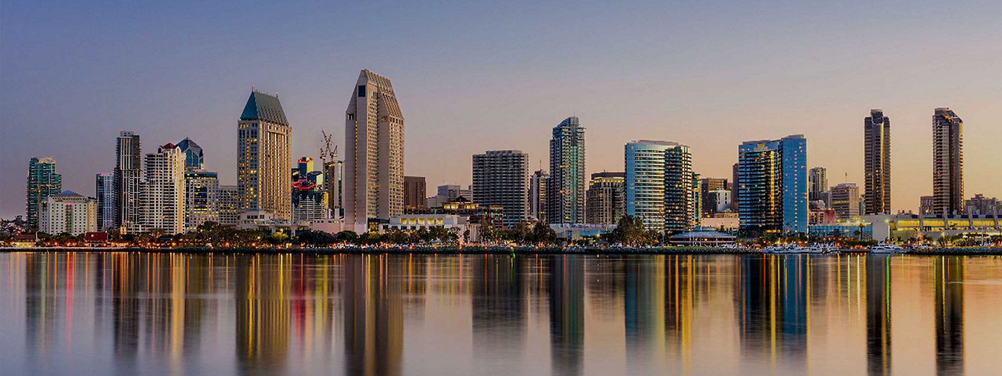 View from Coronado, San Diego, California