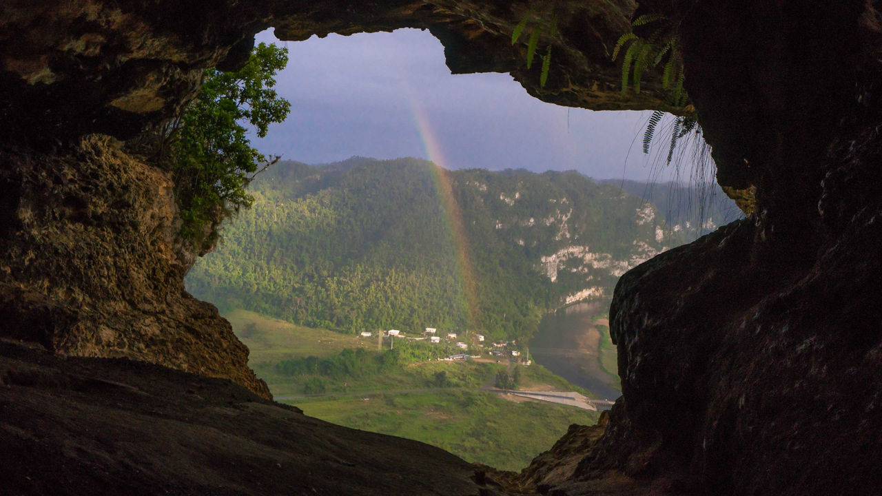la célèbre Cueva Ventana près de San Juan, à Porto Rico