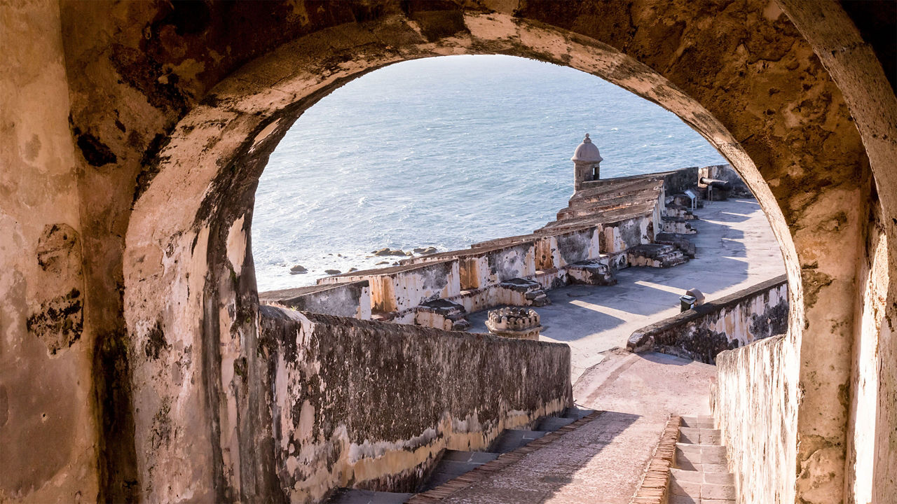 le château d’El Morro à San Juan, à Porto Rico