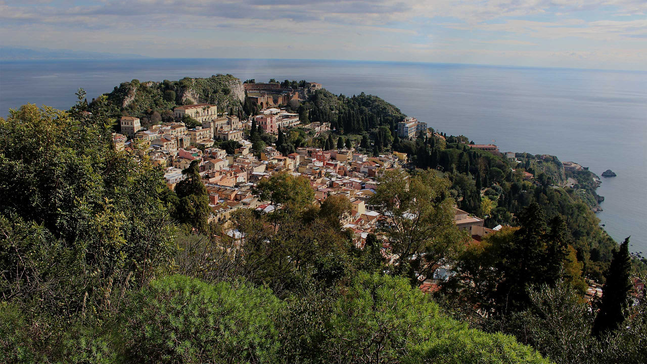 Overlooking nature at Sicily
