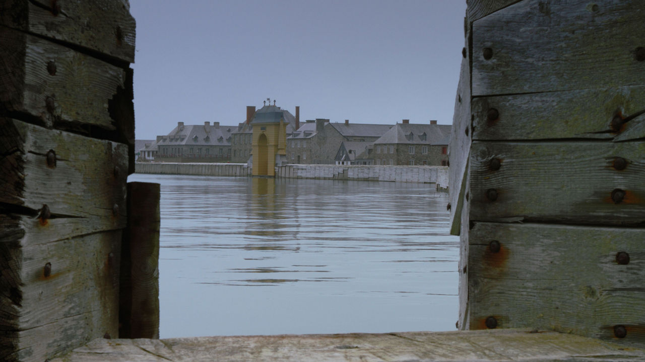 entrance arch of the Fortress of Louisbourg