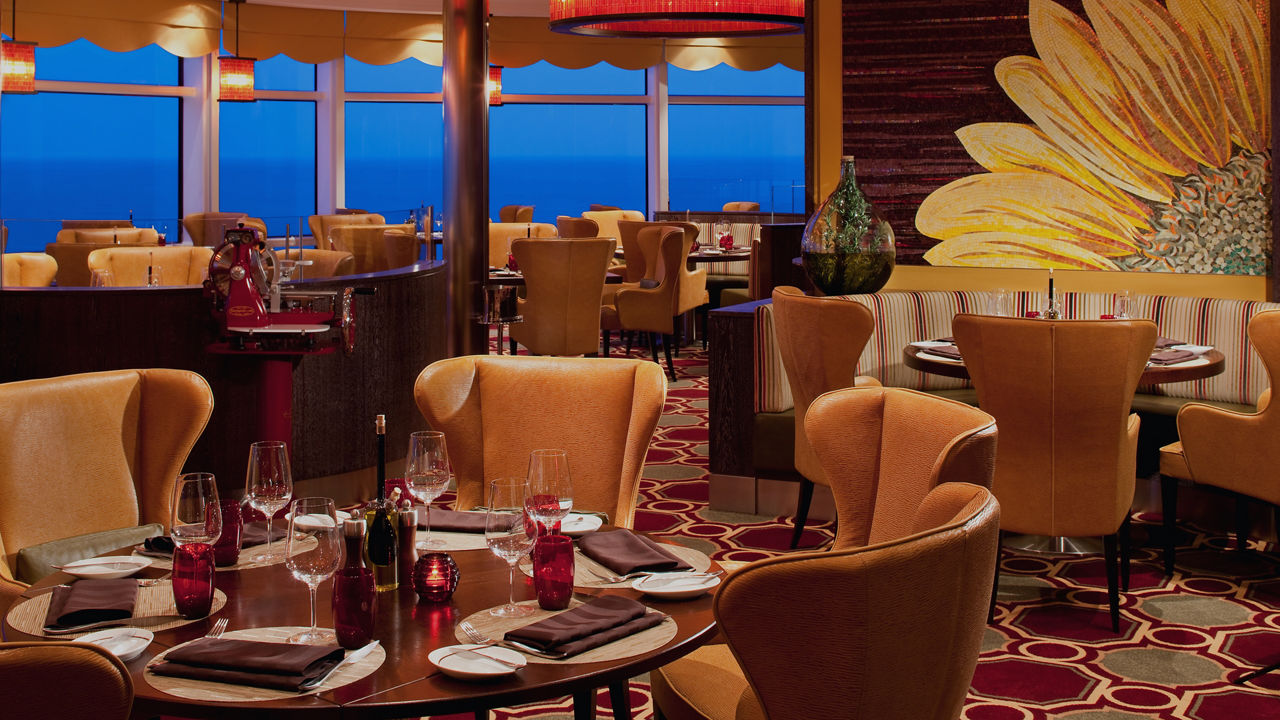 Tuscan Grille onboard a Celebrity Eclipse ship