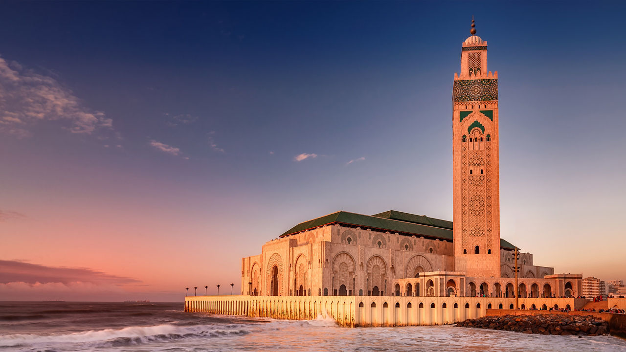 Hassan II Mosque Casablanca 2560x1440