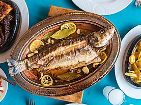 xcel bora various seafood on table 2560x1440