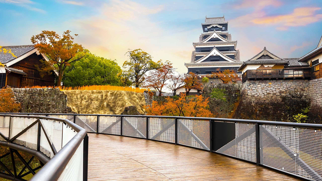 kumamoto cityscape castle 2560x1440