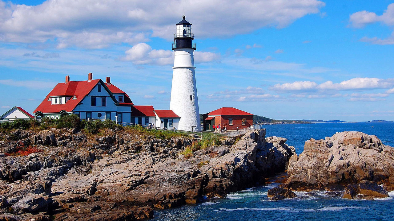portland head light portland maine 3840X2160