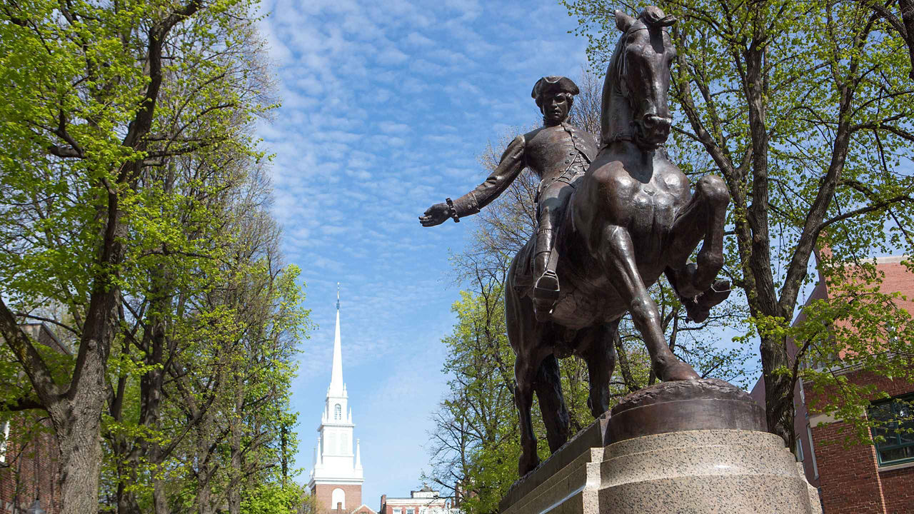 paul revere monument freedom trial boston 2560x1440