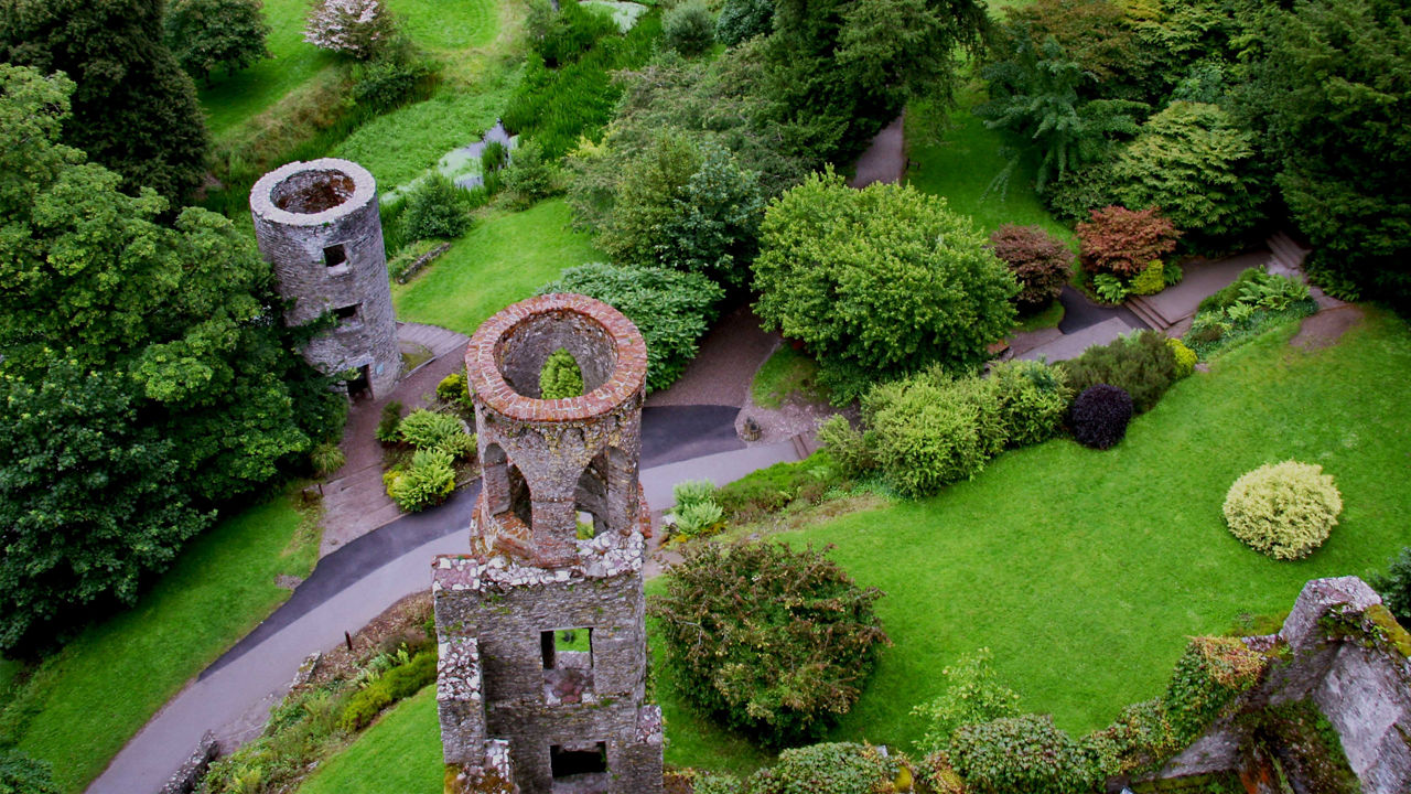 blarney castle towers cork ireland 3840x2160