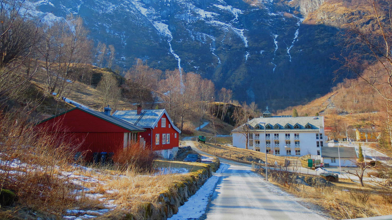 flam norway street 3840x2160