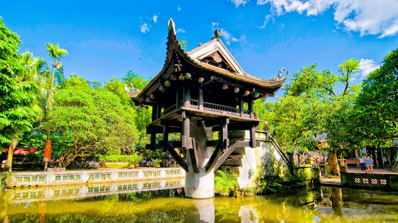 hanoi vietnam pagoda 3840x2160
