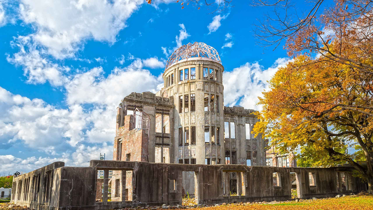 hiroshima japan landmark 2560x1440