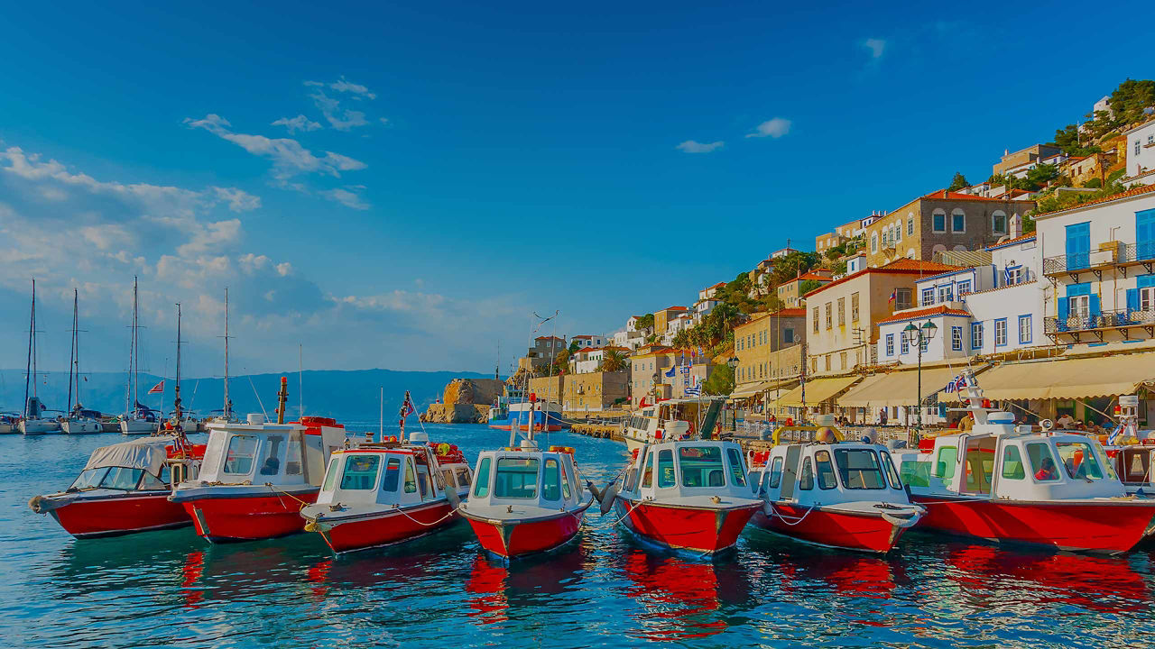 hydra island in greece 2560x1440