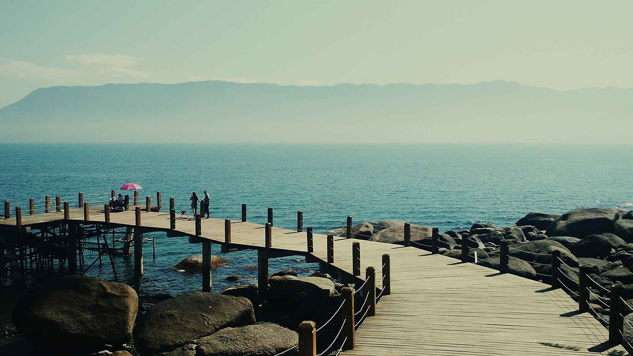 ilhabela brazil bridge to ocean 2560x1440
