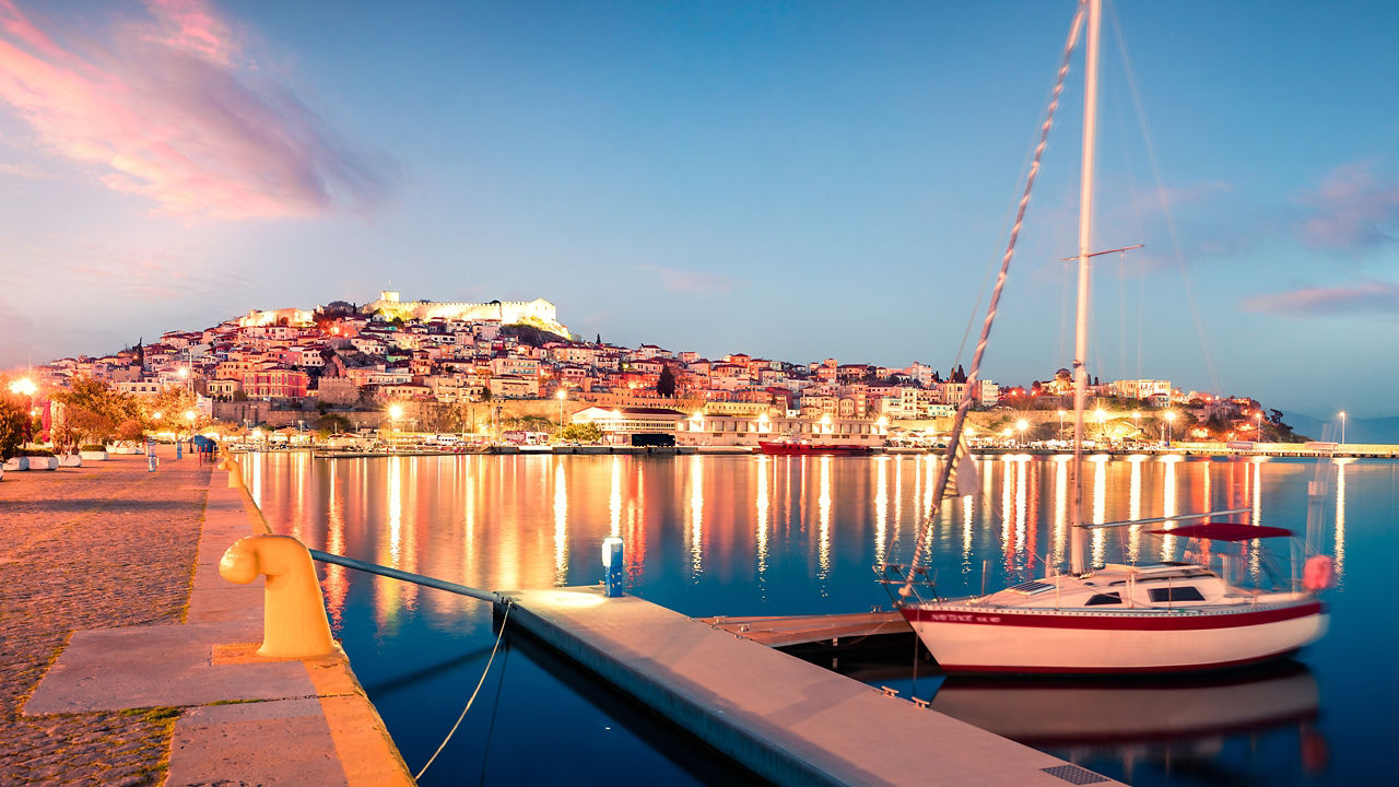 kavala greece aegean sea 2560x1440