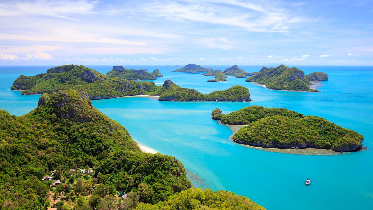 national marine park ko samui thailand 2560x1440