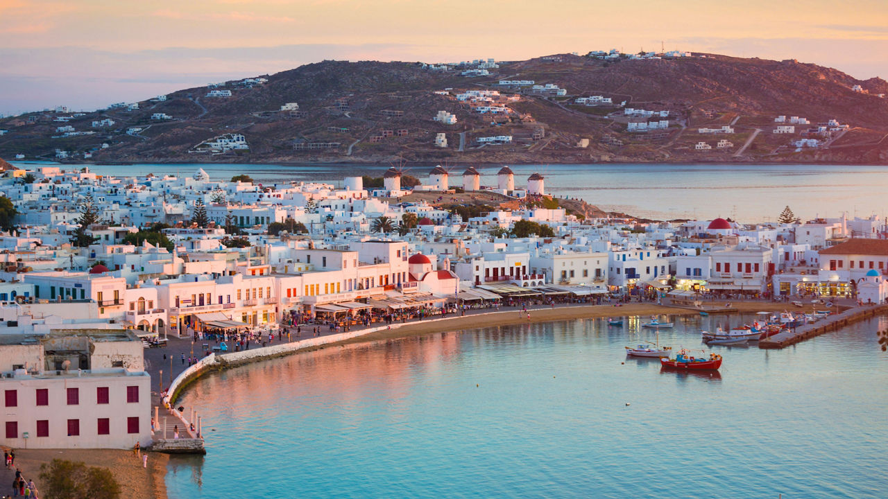Mykonos Windmills 3840x2160