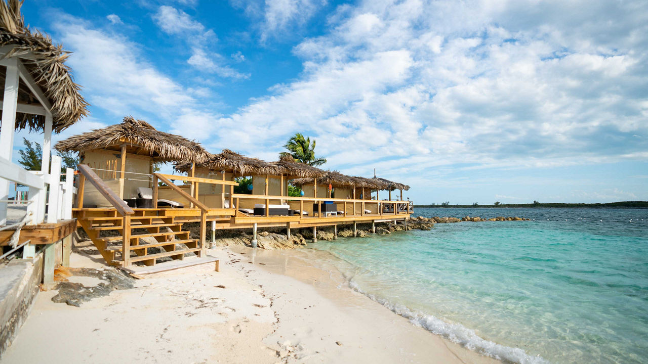 huts nassau bahamas 3840x2160