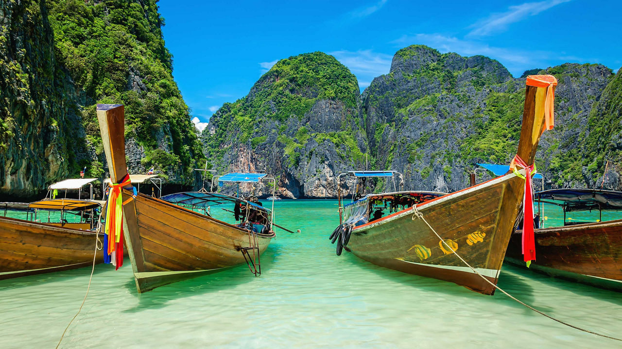 phuket thailand small boat 3840x2160