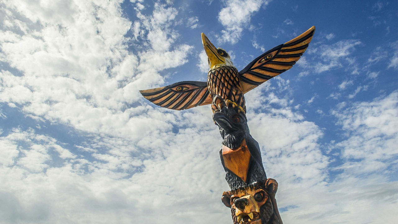 tlingit totem pole 3840x2160