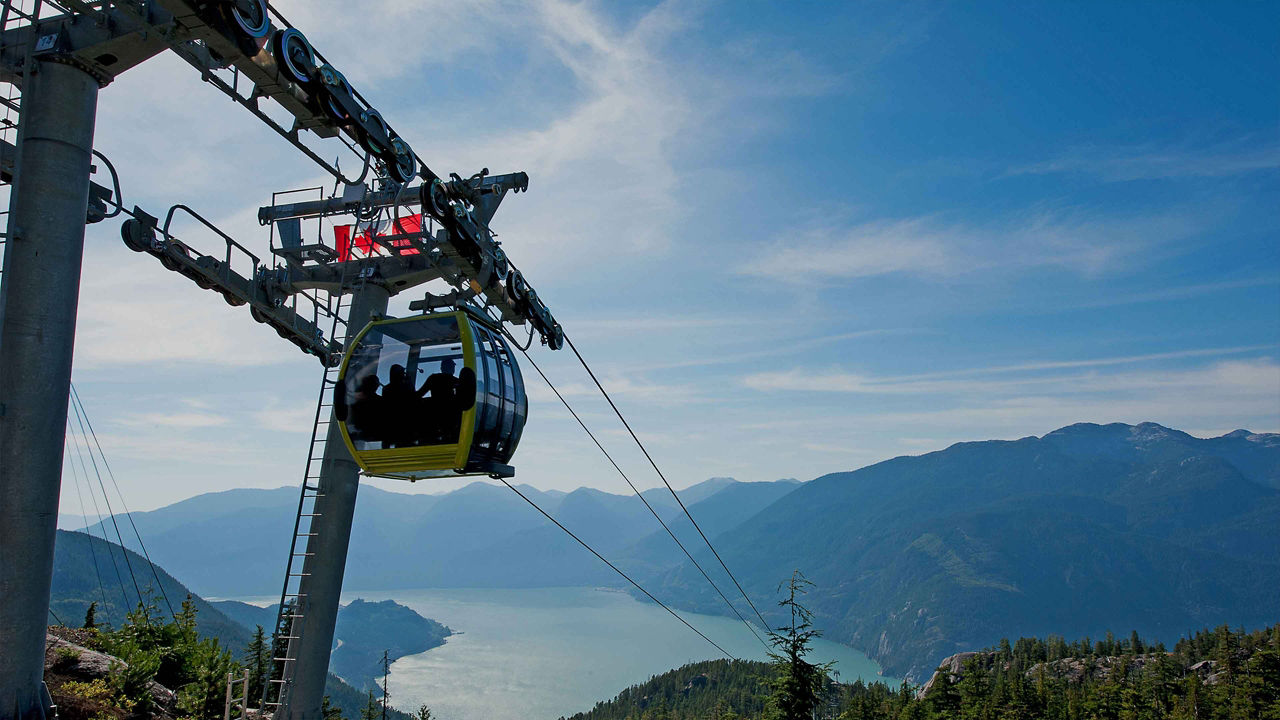 gondola with beautiful view 2560x1440