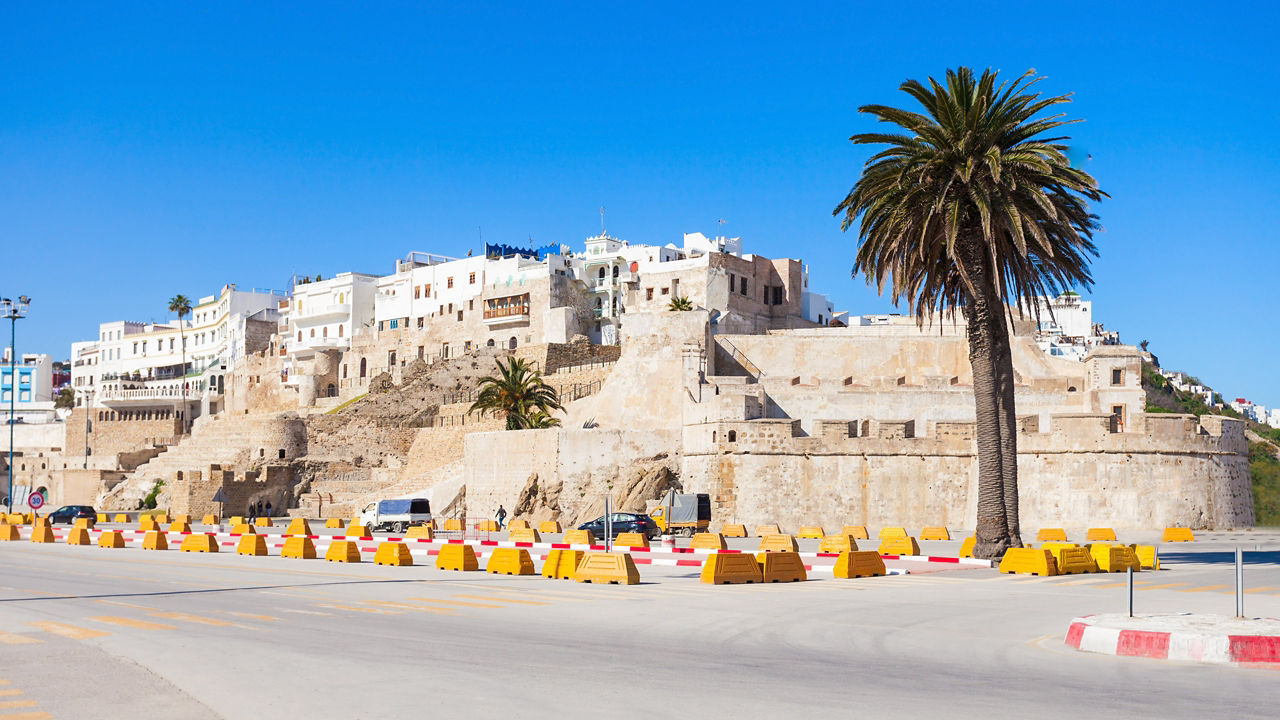 Ancient Fortress Architecture Tangier 2560x1440