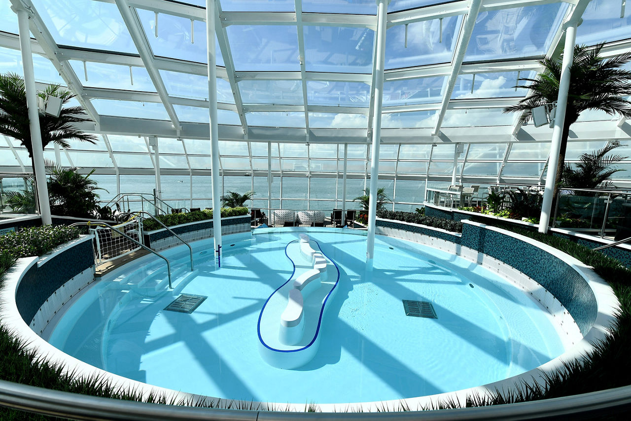 Solarium Pool with a View