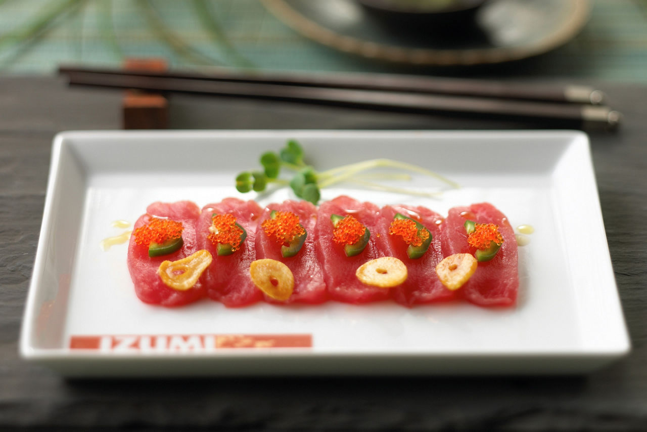 Tuna Wasabi Carpaccio Izumi