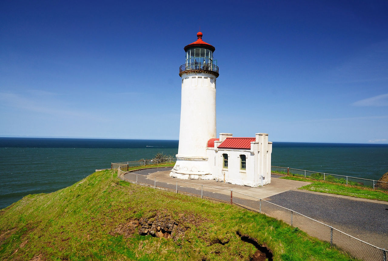 The North Head lighthouse near Astoria, Oregon