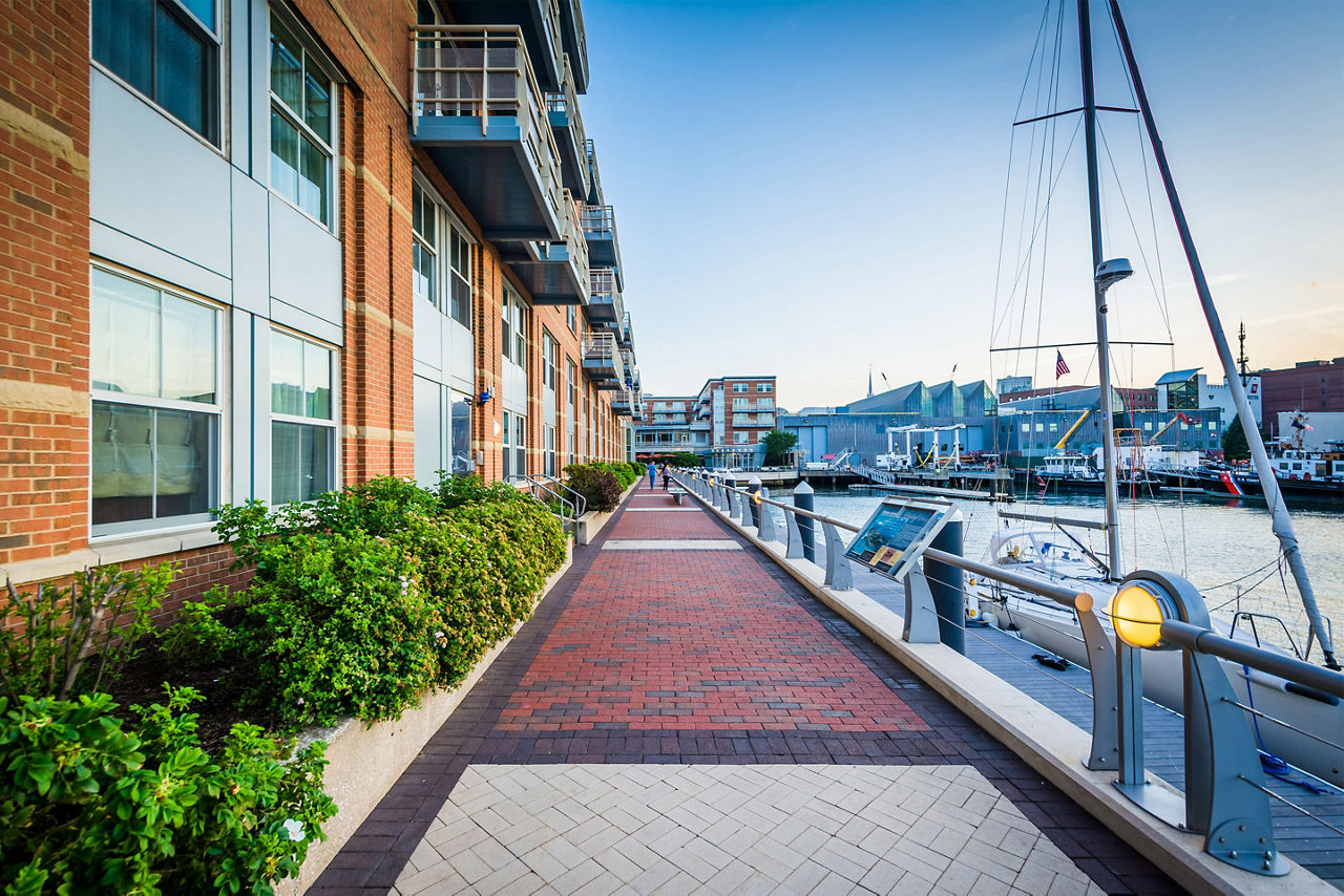 Harbor Walk Battery Wharf End, Boston, Massachusetts