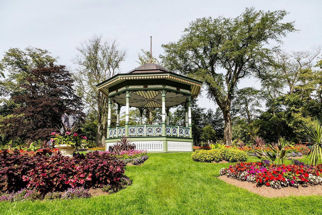 Gazebo in Garden, Halifax, Nova Scotia